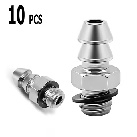 10pcs Pneumatic Fittings 5.5mm/3.5mm/1.5mm Air Pneumatic Connect Hose to M3 M4 M5M6 Male Mini Barb F