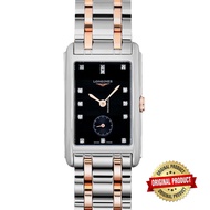 Longines DolceVita Black Diamond Dial Two-tone Women's Watch L5.512.5.57.7