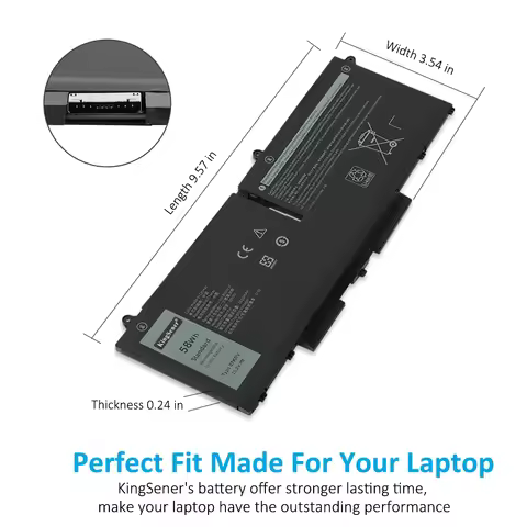 KingSener 07KRV Laptop Battery For DELL Latitude 5430 5530 5330 7530 7430 7330 Precision P104F005 P1