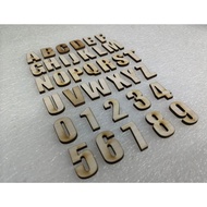 Wooden Alphabet /Huruf Abjad Kayu