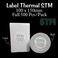 Thermal Label STM 100X150 500PCS Thermal Receipt Printer Sticker Paper A6