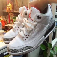大特價 AIR JORDAN 3 Aj3 White Cement 白水泥 僅男段 88' Nike Air 灌籃大賽 勾勾老屁股