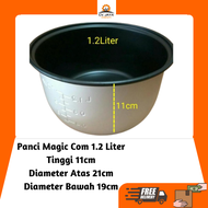 Panci Rice Cooker Miyako 12 Liter Magic Com Mcm 612 Bahan Teflon / Teflon Teplon Panci Daleman Dalam
