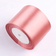 Ultra-Wide Edge Satin Ribbon 7.5cm Decorative Thick Cake Rope Silk Ribbon Colorful Drifting Ribbon C