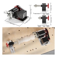 CNC Module Kit 4:1 Belt Reduction Ratio Chuck Fourth Axes TTC450 Milling Machine