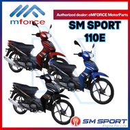 BENELLI SM SPORT 110E 110/E (DRUM) BODY COVER SET WITH STRIPE STICKER ORIGINAL SM SPORT