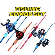 Fishing Combo Set Fishing Set Pancing Set Spinning Rod Mancing Set Casting Rod Pancing Combo Mancing