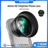 NEEWER LS-59 85มม. HD เลนส์เทเลโฟโต้สำหรับโทรศัพท์ พร้อมฐานเลนส์เกลียว 17 มม. สำหรับ iPhone 16 15 Pr