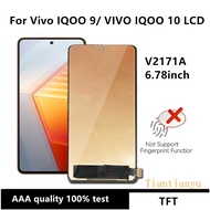 6.78"; TFT LCD For Vivo IQOO 9 V2171A LCD Display IQOO9 Touch Screen Assembly Replacement Accessory For VIVO IQOO 10