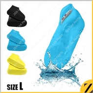 Rubber Shoe Cover L Waterproof Gloves Jas Waterproof Silicone Shoes - Yellow