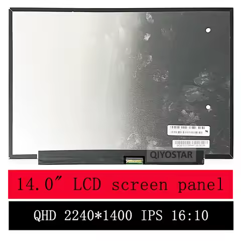 2.2K LCD Screen Display for Lenovo Ideapad 5 Pro 14ACN6 Non Touch 5D10Z52010 NV140DRM-N61 40pins 224