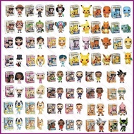 10pcs FUNKO POP Action Figure Messi Mario TMNT Sanrio Barbie Stitch One Piece Spiderman Skibidi Toilet Kids Toys