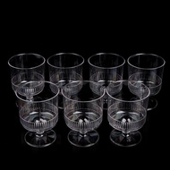 [Maurce] 10pcs Disposable Cups Mousse Cup Pudding Cup Jelly Cup Small Glass Aviation Cup Goblet Disp