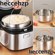 HECCEHZP Food Steamer Basket, Stainless Steel Anti-scald Steamer Steaming Grid, Multi-Function Rice Pressure Cooker Cooking Accessories Insert Steamer Pot Drain Basket Kitchen