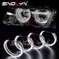 Sinolyn Angel Eyes DTM สำหรับ BMW E46 M3 E39/E38 /E36 Coupe/Sedan/Touring ปรับไฟหน้าซีนอน LED Halo แ