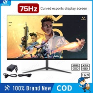 27Inch/24Inch HD Monitor PC Screen Large curved surface 75HZ Computer  LCD display Digital Smart TV