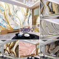 Ready Stok Wallpaper Custom 3D Marble Wallpaper Dinding Marmer