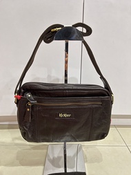 Kickers Leather Sling Bag