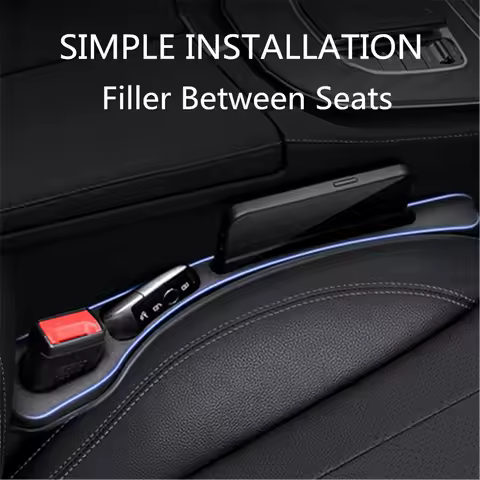 2X Car Seat Gap Filler Organizer Between Interior Accessories For Citroen C4L C6 C8 DS3 C2 PLURIEL C