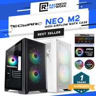 Tecware NEO M2 TG ARGB MATX Case [Optimized for High Airflow/140mm Fan with Mesh front panel]