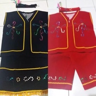 Children's dayak Clothes // kalimantan Traditional dayak Clothes