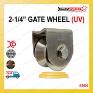 2-1/4" BS006 (58MM X 32MM UV-GROOVE) 304 STAINLESS STEEL SLIDING GATE ROLLER/ WHEEL/ RODA PAGAR BESI