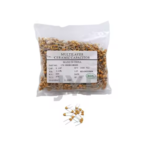 Monolithic Capacitors 104K 105K 222K 0.1UF 50V 47PF 68PF 100NF 334M 471K 474M 0805 5.08mm 10% 20% Mu