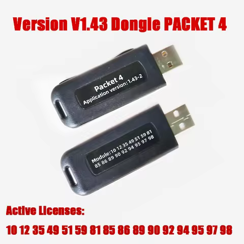 New Version V1.43 USB Dongle PACKET 4 Supports for Hardware SM2 Pro PCM-tuner PCM-Flash ECU Programm