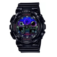 Casio G-Shock Rainbow Black Resin Strap Men's Watch GA-100RGB-1ADR