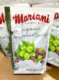 Costco好市多 MARIANI 美國有機葡萄乾  1.13 公斤  organic raisins
