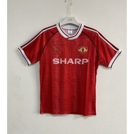 Classic Jersey Football Club Jersey 90-92 Manchester United Home Short Sleeve