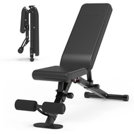 Leikefitness Adjustable Weight Bench Foldable Workout Exercise Bench With Automatic Lock For Upright