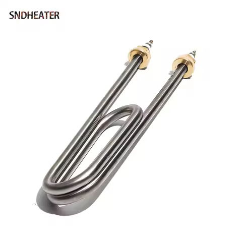 SNDHEATER 110V/220V/380V Folded Water Heating Element 2KW 3KW 6KW M16 M18 Copper Thread Boiling Mach