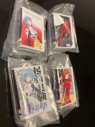 可散賣 日版全新未開封1 set 4個 新世紀福音戰士 eva evangelion 扭蛋 女主角 明日香綾波麗 迷你錄影帶型鎖匙扣 掛飾吊飾 VHS Asuka Rei