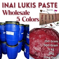 Maharani Inai Lukis Paste Cone Borong Kilo - Warna Pilihan: Red Maroon, Cherry Malaysia, Black, Pink