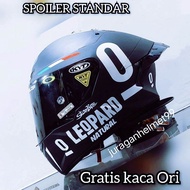 Helm Full face KYT TT Course Black Doff Solid Paket Ganteng Red Bull