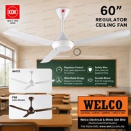KDK 60″/150CM 3 BLADE REGULATOR CEILING FAN SIRIM [K15V0, K15VO-PBR]