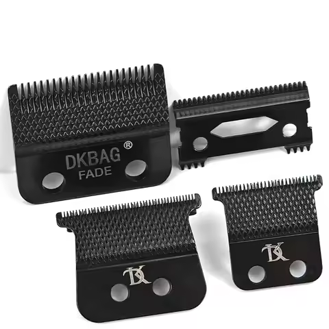 2024 Dragon Scale Texture 440C Steel Diamond Like Coating SC Hair Clipper Blade Rechargeable Clipper