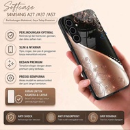 Softcase Glass Glitter Glass For SAMSUNG A27 A37 A57 - Casing hp Samsung A27 A37 A57 - K85