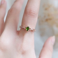 Diopside ring S925 