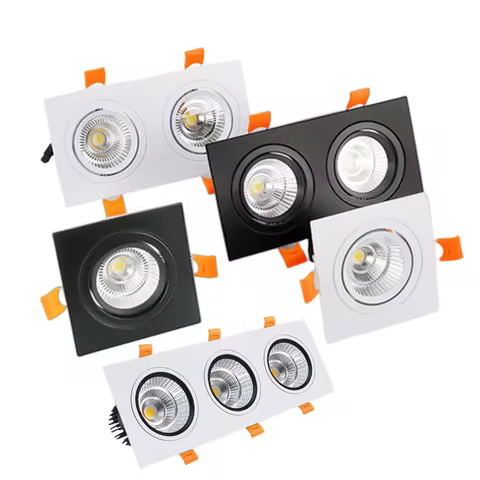 COB Embedded Spot Light Dimmable LED Down Light LED Ceiling Light AC110V-220V Ceiling Light 14W 18W