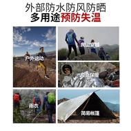 Emergency Blanket Outdoor Disposable Portable Emergency Blanket Survival Lifesaving Camping Emergenc