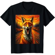 Children's T-Shirt Distro Premium Expression Scream Shirt for Fox Lovers | Artistic Fox T-Shirt