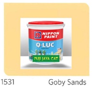 Q - Luc 1531 - Goby Sands 4,5kg (1gln) Cat tembok Nippon paint