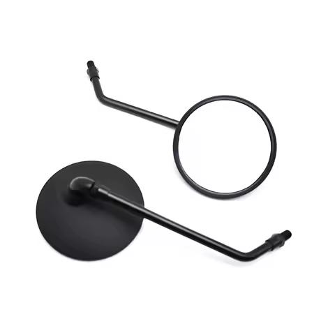 Motorcycle Rearview Mirrors Retro ABS 8/10MM Universal Black Mirror For BMW R Nine T Suzuki XSR900 X