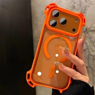 HOCE Drone Corners Shockproof Magnetic Phone Case for iPhone 12 13 14 15 16 17 Pro Max 17 Air Transp