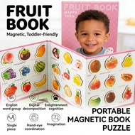 puzzle kindergarten enlightenment board cognition early Magnetic puzzle book