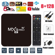 MXQ 4K Android Ultra HD TV Box Android Smart Box Bluetooth 5.0 Smart Box Unlock Full Channel Smart T