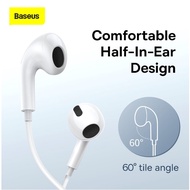 Baseus Encok Type-C lateral in-ear Wired Earphone C17 White 14 mm