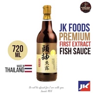 High 2024 Quality KOI Thailand JK Foods Premium First Extract Fish Sauce 720 Ml (Patis)